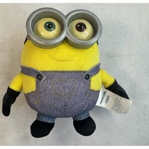 Illumination Minions Bob Plush Hard Eyes Thinkway Toys Despicable Me 6"